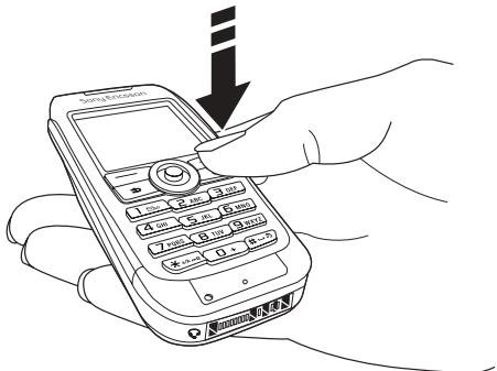 SONY ERICSSON J300i - Pourmettreletelephosouset hors tension - 1
