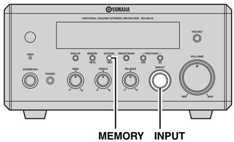 YAMAHA E-810 Blanc - Mise en mémoire automatique des fréquences - 1