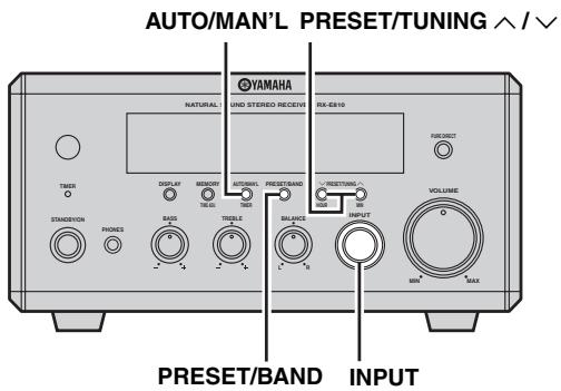 YAMAHA E-810 Blanc - Syntonisation manuelle - 1