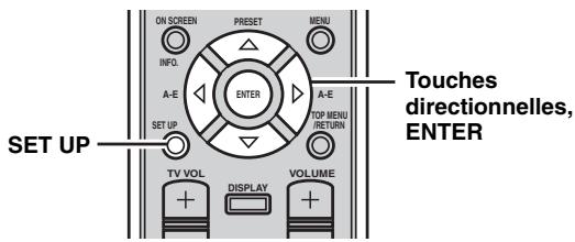 YAMAHA E-810 Blanc - Étape 4: Spécifiez la langue de l'affichage sur l'écran - 1