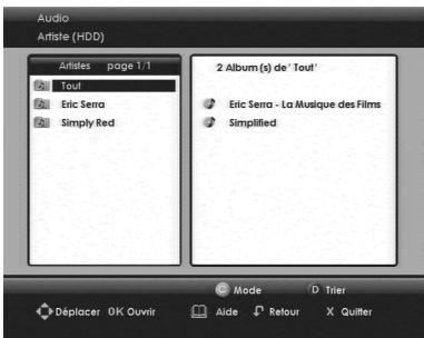 SAGEM DTR 6480 T - 11-5-1 Lecture de fichiers audio - 1