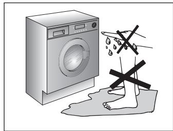 ROSIERES RILS14855DN-S - WARNING: DURING THE WASHING CYCLE, THE WATER CAN REACH A TEMPERATURE OF 90^ . - 4