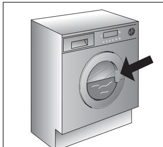 ROSIERES RILS14855DN-S - WARNING: DURING THE WASHING CYCLE, THE WATER CAN REACH A TEMPERATURE OF 90^ . - 7
