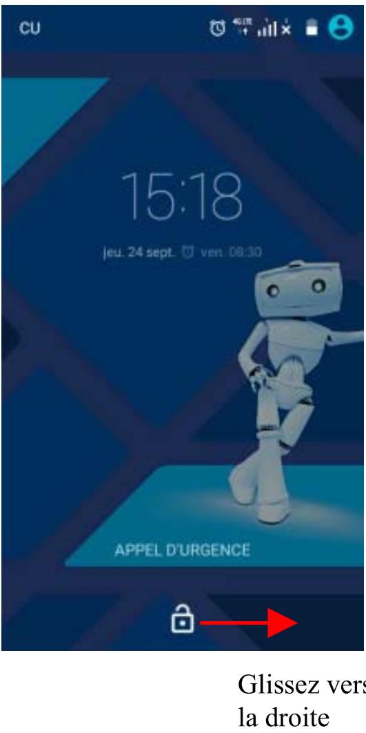HAIER 52 NOiR - Insérer la carte SIM - 4