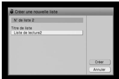 SONY NAC-HD1E - Creation d'une liste de lecture - 1