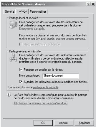 SONY NAC-HD1E - Définition du dossier partagé - 1