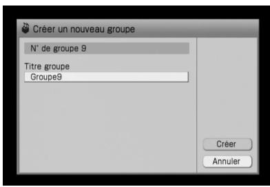 SONY NAC-HD1E - Creation d'un groupe - 1