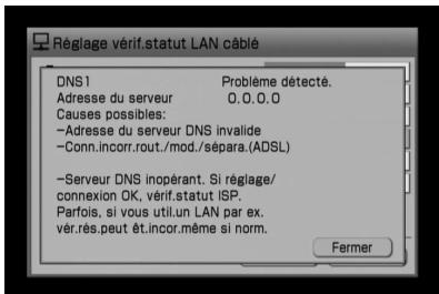 SONY NAC-HD1E - Vérification du statut du réseau - 3