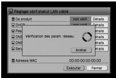 SONY NAC-HD1E - Vérification du statut du réseau - 2