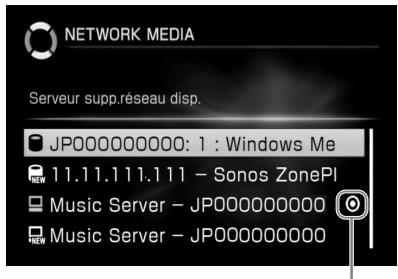 SONY NAC-HD1E - Réglage permettant la connexion automatique à un serveur - 1