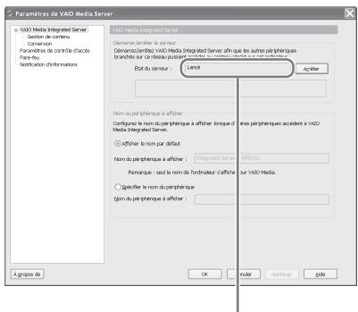 SONY NAC-HD1E - Le serveur que vous souhaitez connecter n'apparait pas dans l'affichage de la liste des serveurs pouvant etre selectionnés. - 1