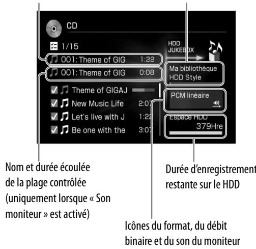SONY NAC-HD1E - Enregistrement de toutes les plages d'un CD - 1