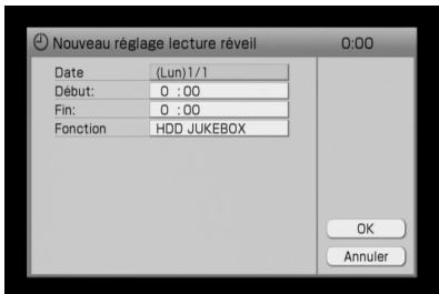 SONY NAC-HD1E - Utilisation de la minuterie de réveil - 1