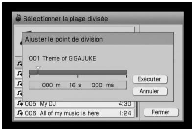 SONY NAC-HD1E - Exemple : Division de la plage B en deux plages - 3