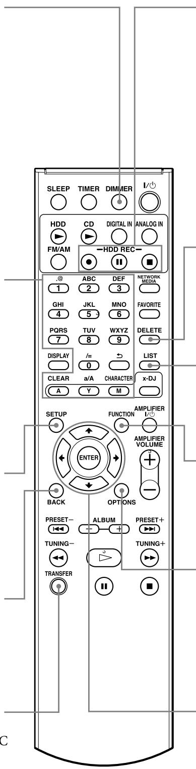 SONY NAC-HD1E - Touche TRANSFER - 1