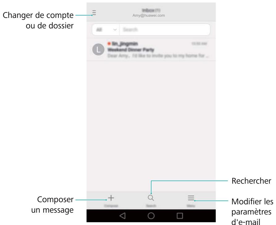 HUAWEI NOVA OR - Ajouter un compte de messagerie personnel - 1