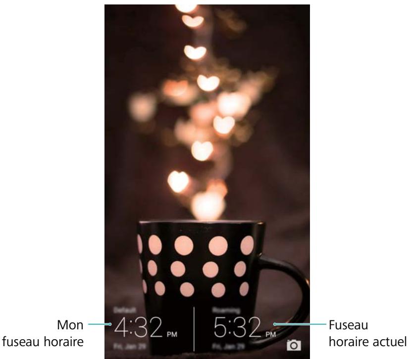 HUAWEI NOVA OR - Double affichage d'horloge - 1