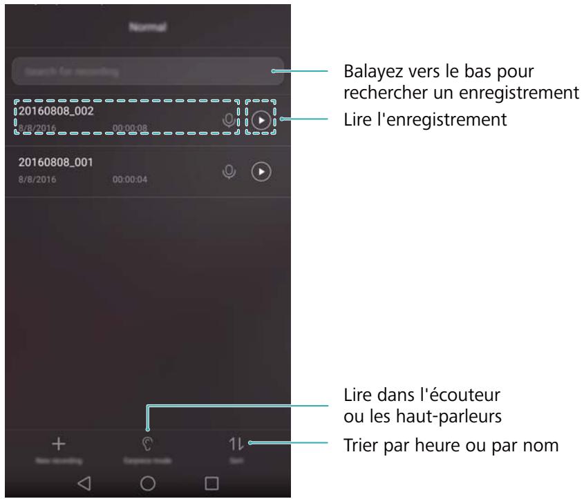 HUAWEI NOVA OR - Lire un enregistrement - 1