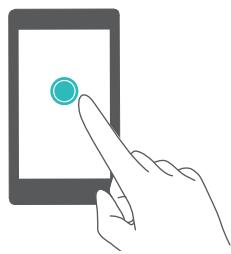 HUAWEI NOVA OR - Mouvements sur l'écran tactile - 3