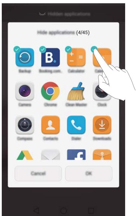HUAWEI NOVA OR - Masquer des applications - 2