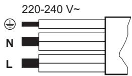 AEG CCE84543CB - Raccordement monophasé - 1