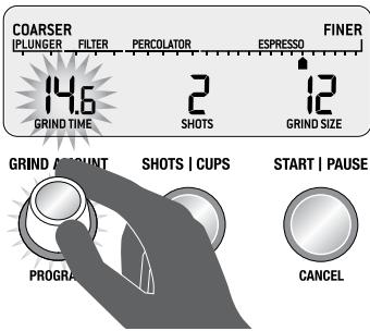 SAGEMOULIN CAFESMART_GRINDER_PRO_K - Réduction de la quantité de mouture - 1