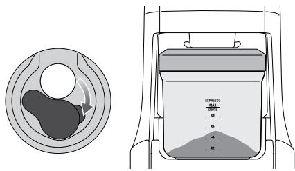 SAGEMOULIN CAFESMART_GRINDER_PRO_K - MOUTURE DANS UN RÉCEPTACLE DE MOUTURE OU FILTRÉ À CAFÉ ÉTAPE 1 : - 2