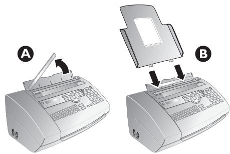 SAGEM Fhonerax 40°Frhonertax 45 - Enclencher le plateau à papier - 1