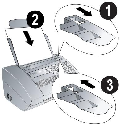 SAGEM Fhonerax 40°Frhonertax 45 - Insérer le papier - 3