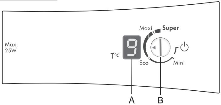 DE DIETRICH DRS 1022 J - Bandeaux de commandes - appareils avec régulation électronique - 1
