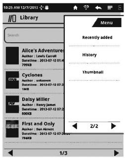 IT WORKS ET602 - Utiliser le menu des options de la liste des livres - 2