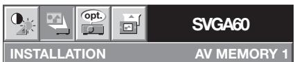 MITSUBISHI HC 1500 - How to set the menus: - 2