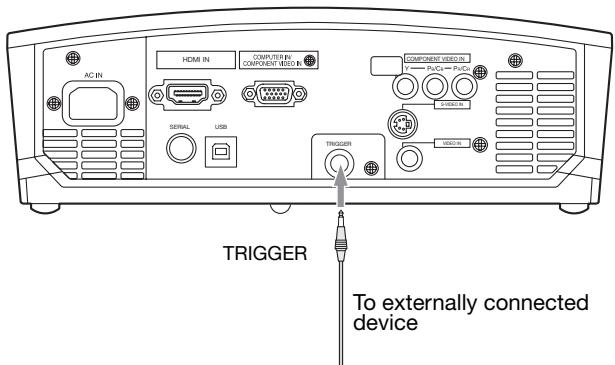 MITSUBISHI HC 1500 - TRIGGER terminal - 1