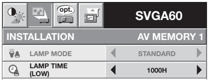 MITSUBISHI HC 1500 - How to set the menus: - 3