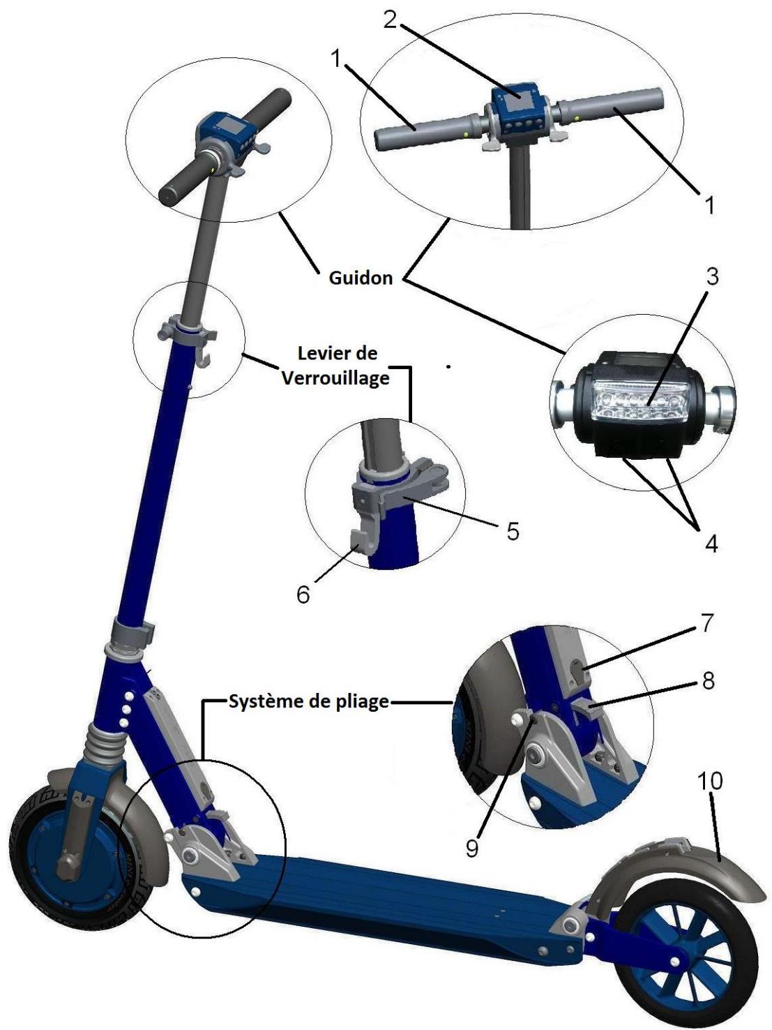 E-TWOW BOOSTER PLUS EVOLUTION 2019 NOIRE - PIECES PRINCIPALES - 1
