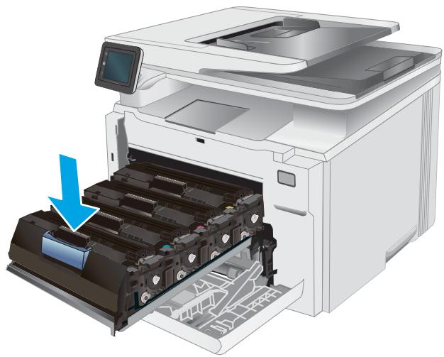HP M281FDW - Retrait et remplacement des cartouches de toner - 7