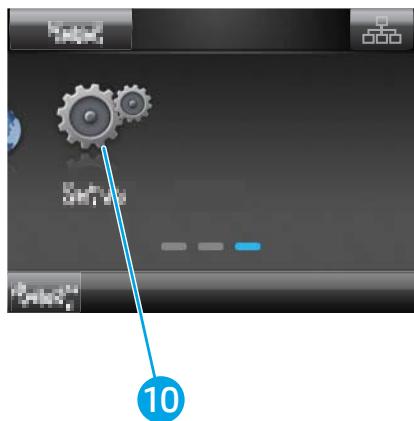 HP M281FDW - Présentation de l'écran d'accueil - 4