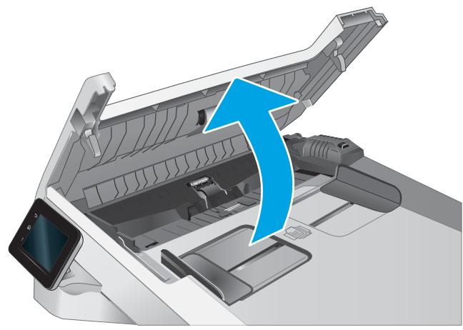 HP M281FDW - Nettoyez les rouleaux et le tampon de séparation du bac d'alimentation. - 1