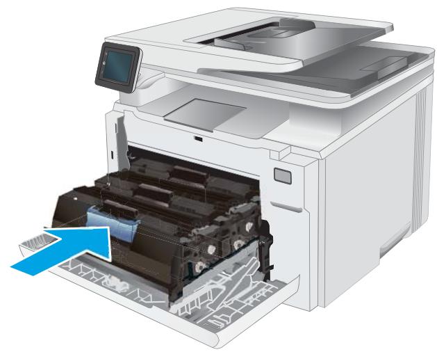 HP M281FDW - Retrait et remplacement des cartouches de toner - 8