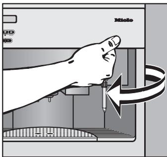 MIELE CVA 620-2 - Remplissage du réservoir d'eau - 2