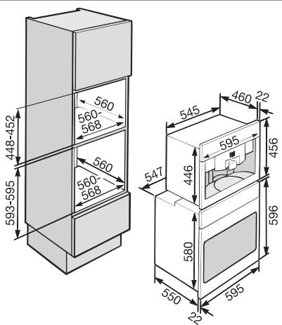 MIELE CVA 620-2 - Encastrement et possibilités de combinaisons - 2