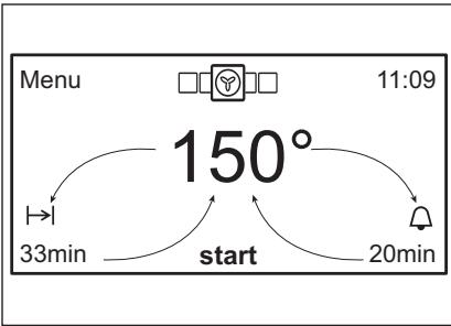ELECTROLUX EOBSS56XAX - Utilisation de l'écran tactile - 1