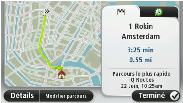TOMTOM START 25M EU23 SP.ED - L'endetroit s'affiche sur la carte Touchez Sélectionner pour continuer ou Précédent pour saisir une autre adresse. - 2