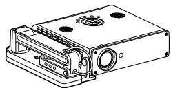 TOSHIBA TDP-T90 - Lors de l'utilisation de l'imageuse fixée au projecteur - 1