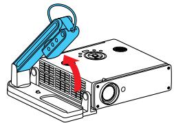 TOSHIBA TDP-T90 - Lors de l'utilisation de l'imageuse fixée au projecteur - 2