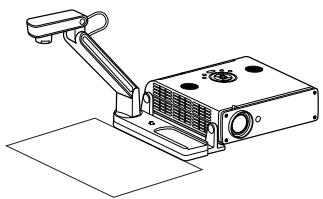 TOSHIBA TDP-T90 - Placez un morceau de papier blanc et reglez-le pour qu'il replissse l'écran. - 1