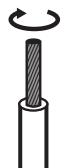 SHERWOOD VR654BD - ■Raccordement des fils des enceintes - 1