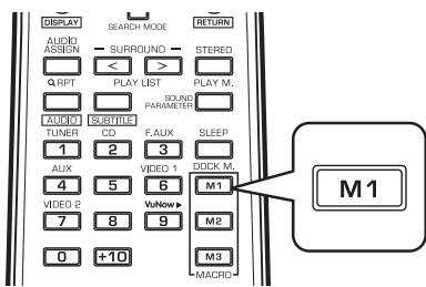 SHERWOOD VR654BD - Utilisation d'une fonction macro - 1