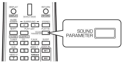 SHERWOOD VR654BD - Réglage des paramètres audio - 1