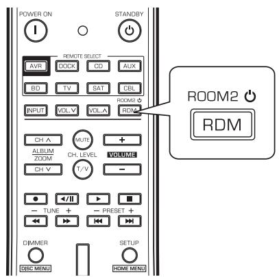 SHERWOOD VR654BD - Activer la fonction ROOM2 - 1